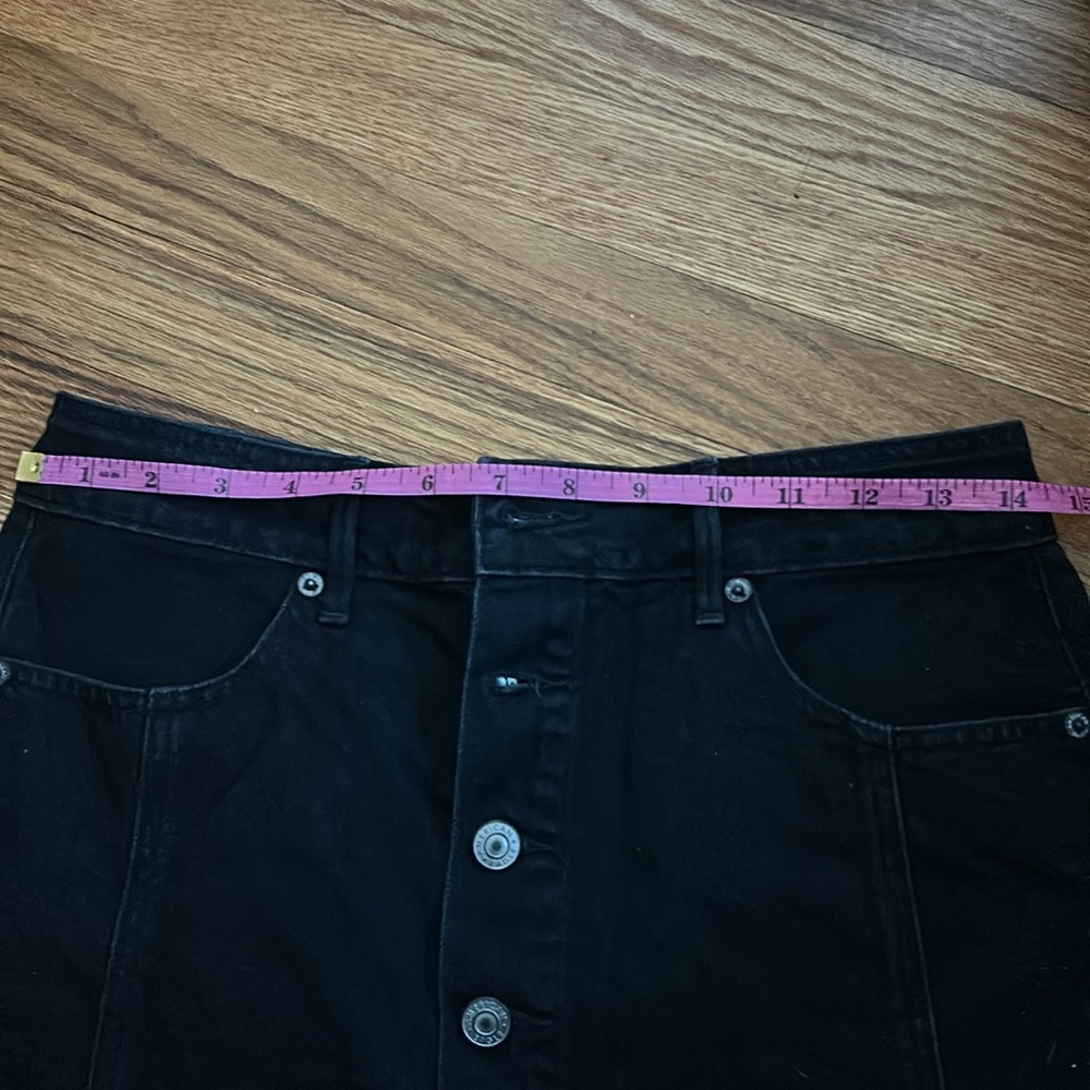 American Eagle Outfitters 28” waist button-denim skirt - Picture 7 of 10